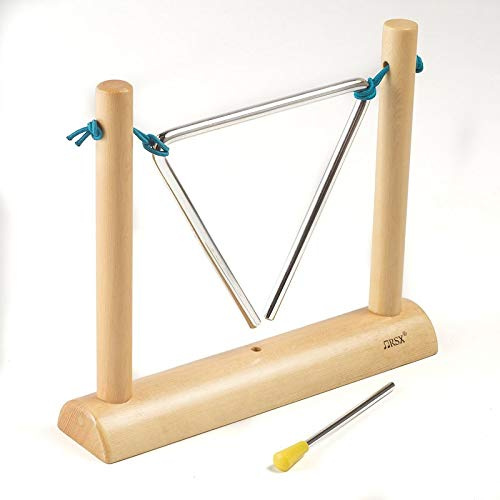 Koda Triangle on Wooden Stand with Beater, 6 (15cm)