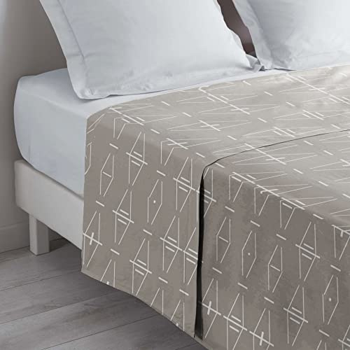 Suavidad Interior, Sábana Plana (180 x 290 cm) Aristide Natural, 100% Algodón