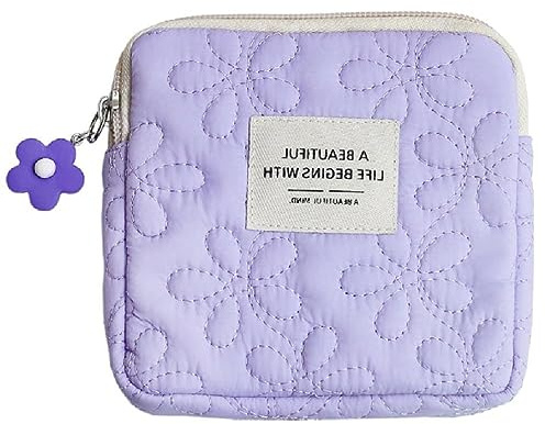 Petite trousse de maquillage pour sac à main, mini trousse de maquillage, pochette étanche, porte-monnaie, petite pochette de rangement de rouge à lèvres, petit sac de maquillage, sac de rangement