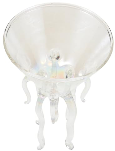 TOPBATHY Creative Martini Cup Glass Cocktail Glasses for Party Beverage Cups for Served Cocktails in Martini Tumblers