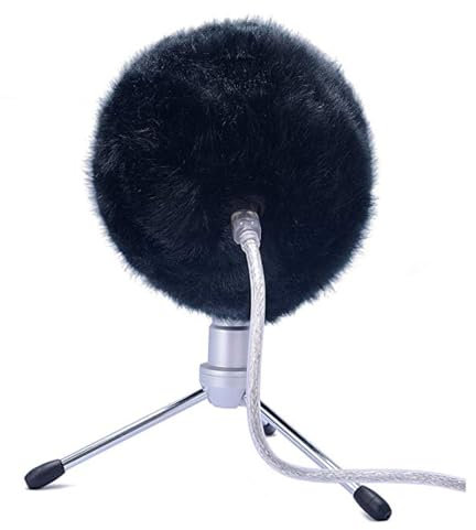 Artificial Furry Microphone Windscreen Cover for Blue Snowball Condenser Microphone Replacement Part