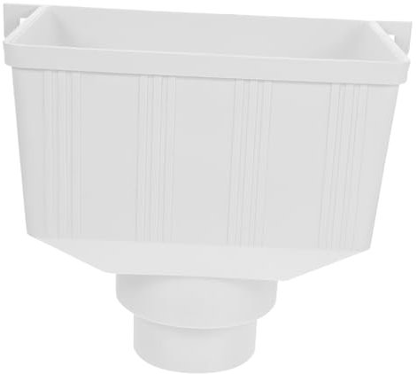 NULYLU PVC Fallrohrumlenker Regenwassersammelsystem Standardgröße Wetterfester Kunststoff Für Dachrinnen Und Regentonnen Zur Wasserumleitung Im Garten