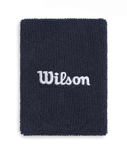 MUÑEQUERAS ANCHA WILSON Wide Terry Azul Marino