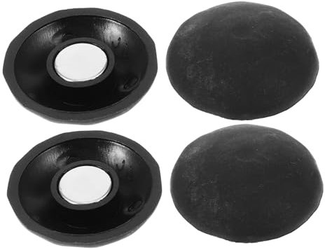 Holibanna 4 Stück magnetisches scheunentür Garagentor Dekoration Elegante Scheunentor Dekoration Garagenzubehör für Innere Garagentorzubehör Magnetische Nageldekoration Plastik Black