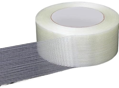 Cinta de fibra de vidrio transparente de 50 m (ancho de 20/50 mm), aislante adhesivo de una sola cara for baterías de litio.(50M 20mm)