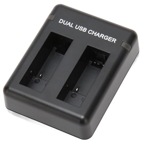 Plyisty Action Camera Battery Dual Charger Support Type C and Micro USB Interface Input for Endure Battery Here5/6/7 Accessories Fast Charger