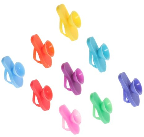 UKCOCO 9pezzi Segnabicchieri per Vino in Silicone Ciondoli per Bicchieri da Vino Decorativi Forniture per Feste Design Unico e Pratico