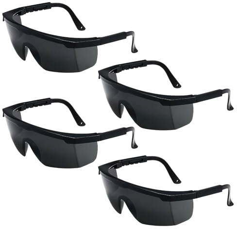 RQcMid 4 Stück IPL Brille, Laser Schutzbrille Für Haarentfernung, UV Schutzbrille Mit 200-2000nm Wellenlänge, Ideal Für IPL Geräte Und Medizinische Laserbehandlungen