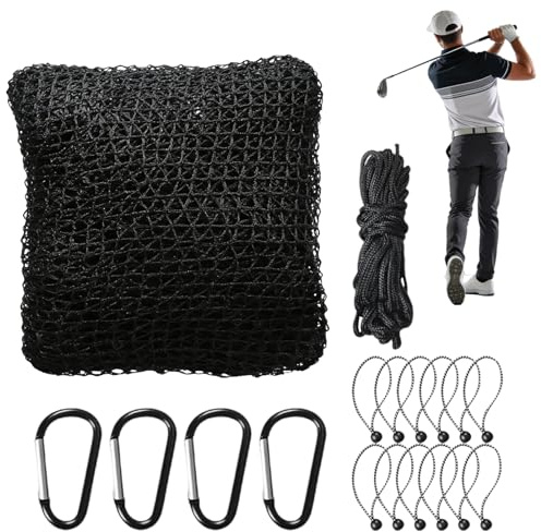 Golf Nets for Backyard,Multi-Sports Ball Chipping Barrier Netting with Hooks | Hockey Net Training,for Indoor Outdoor Garden Yard Lawn Hockey Soccer Baseball