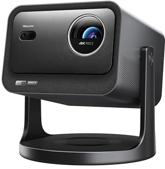 Hisense C3 - Proyector Láser TriChroma UHD 4K hasta 300, Zoom Óptico 1.0-1.3:1, 2500 Lúmenes, Contraste 2000:1, IMAX Enhanced, Dolby Vision, Movimiento 360º Horizontal, y 135º en Vertical