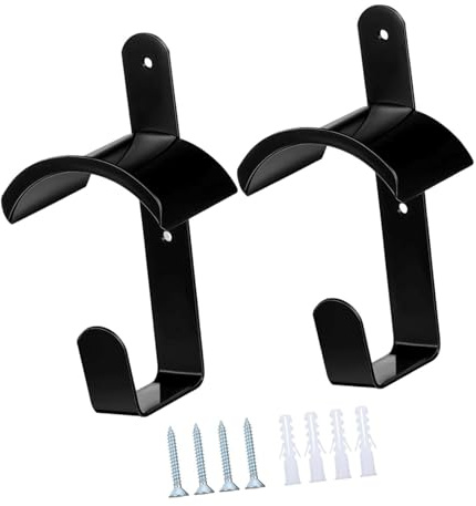 ZBIianxer An der Wand montierter Sattelständer, Hängeständer, stabile Kleiderbügel für Pferdeausrüstung, Metall Trensenhalter Halterung, einfach zu installierende Metall Trensenhalter Halterung