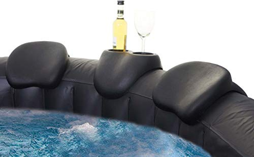 Comfort-Set für Whirlpool HWC-E32, Nackenstütze Getränkehalter, Zubehör