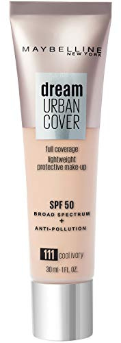 Maybelline New York - Dream Urban Cover - Perfeccionador de maquillaje con protección contra los rayos UV y anticontaminación
