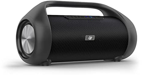 Caliber Enceinte Bluetooth Puissante - Waterproof - Haut-Parleur Bluetooth - Enceinte Portable avec Lumière LED - Autonomie 22h - Noir