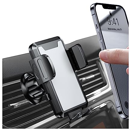 JNNJ Handyhalterung Auto, Verstellbarer 360 Grad Drehbar Einstellbare Ständer KFZ Handy Halterung, Universal Auto-Telefonhalterung Für Alle Mobiltelefone(Grau)