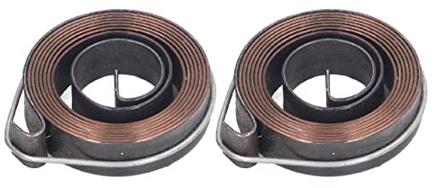 Resortes Para Valla De Prensa De Taladro, Resorte En Espiral De Retorno De Alimentación De Pluma De Acero, Gancho Doble De 0,8x10, Diámetro Exterior De 37mm, Resorte De Fuerza Constante, 2 Uds.