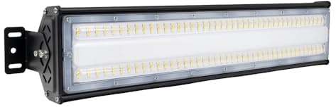 LUXULA LED Hallenleuchte High-Bay 100W 12000lm, 5000K Neutralweiß, IP65 | Hallenstrahler mit Marken-LEDs, linear, IK08, Tageslicht, Industrielampe für Werkstatt und Lager, Feuchtraumleuchte