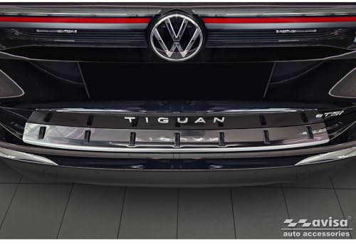 Avisa Edelstahl Heckstoßstangenschutz kompatibel mit Volkswagen Tiguan III (CT1) 2024- 'STRONG EDITION', Silber | kompatibel mit Volkswagen Tiguan III (CT1) 2024- - Silber