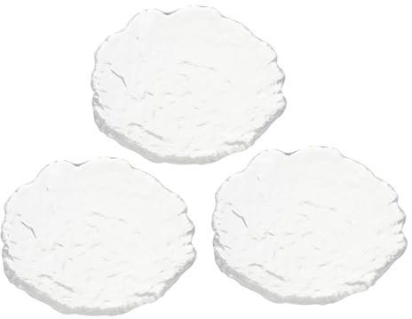 Teacup Glass Coasters 3pcs Glass Heat Resistant Tea Cup Mats