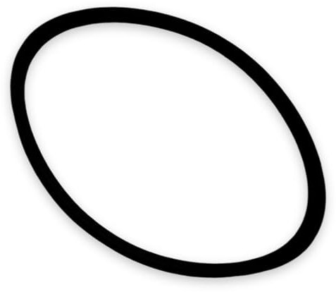Rugby Ball Cookie Cutter with Easy to Push Design (4 inches)