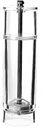 Macinino manuale con grana regolabile, accessorio trasparente per condimento e macinazione