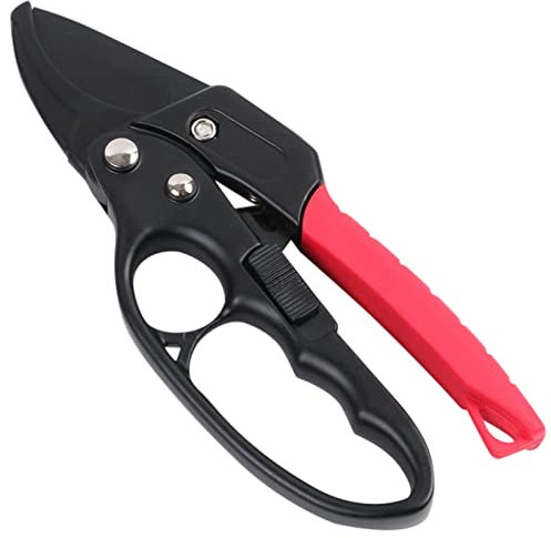 COQALINEX Shears,Garden Secateurs,Ratchet Secateurs Pruning Scissors Less Effort,Gardening Secateurs Heavy Duty,Pruning Shears Tree Trimmer Made with SK5 Steel
