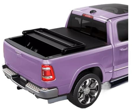 YBDFCBF Weiche, dreifach gefaltete 6FT Laderaumabdeckung, kompatibel mit Toyota Tacoma 2016–2024 LKW-Ladeflächen-Pickup