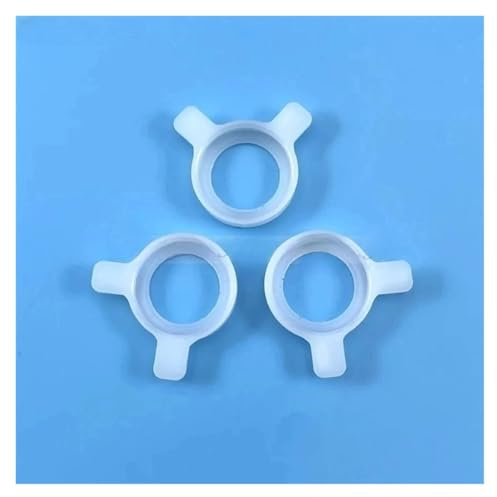 Lot de 3 bouches de moulage de crème glacée molle, accessoires populaires de machine à crème glacée ronde, buse, capuchon de modélisation, accessoires de machine à crème glacée molle diamètre 29 mm