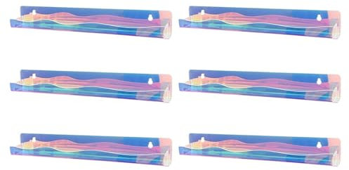 Oshhni Nagellack Organizer Sonnenbrille Organizer Wandhalterung, Spa Geschenke Nagellackregal Display Nagel, Geschäft ätherische Öle Organisator, 6 Stück