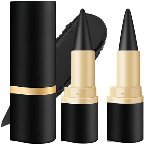 JAONLD 2 Stücke Eyeliner Wasserfest Matte Schnell Trocknender Eyeliner Wasserfest,Hohe Farbwiedergabe Schnell Trocknender,Lidstrich Stift für alle Arten von Make-up(Schwarz)