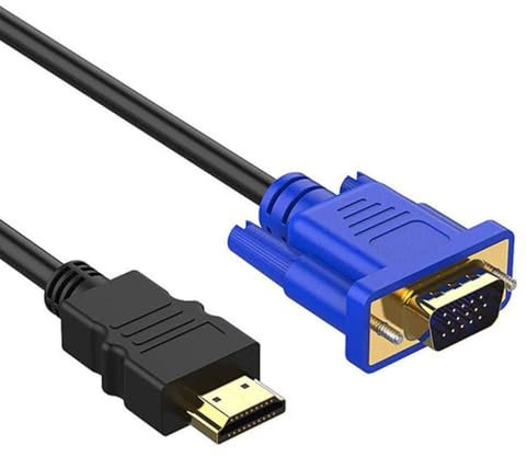 Weiara 6FT HD 1080P De Alta Velocidad Macho HDTV A VGA Cable Adaptador Conector Para DVD HDTV PC