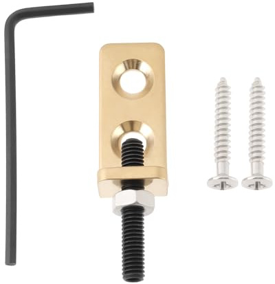 Briny River Brass Guitar Bridges Tremolo Stopper Stabilizer with Screw Wrench Compatible with Floyd Rose