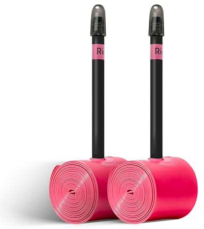 RideNow 36 g TPU-slang, vägcykel, kompatibel med 700 x 18/23/25/28/30/32C, 2-pack 700C ultralätt cykelslang med Presta ventil 65 mm