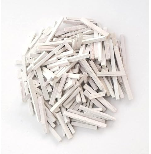 JANASIN Natural Limestone Slate Bars, White Chalk Pencils, Traditional Writing Instrument (90 Count(Pack of 1))