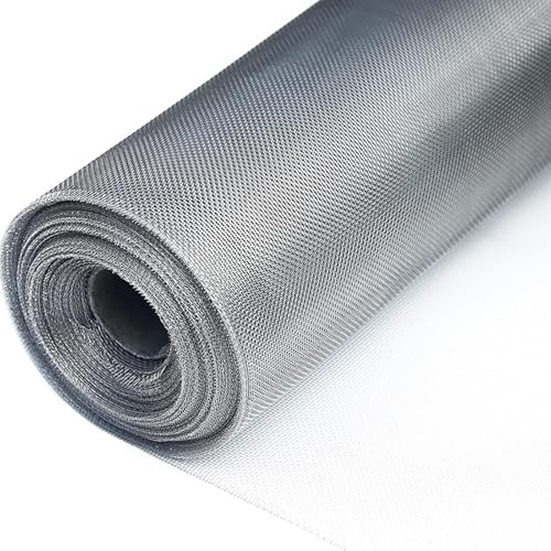 Rete in Acciaio Inox 80 Mesh, Pannello Filtro Antiruggine per Finestra, Porta, Ventilazione, HVAC, Colino, Setaccio, Recinzione, Fai da Te, Zanzariera, Griglia Metallica