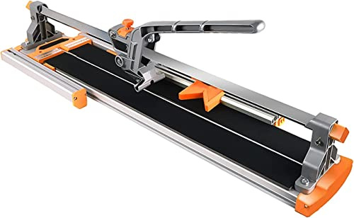Tile Cutter, 800mm Precision Manual Tile Cutting Machine with Fully Closed Thickened Aluminum Floor Plate, Suitable for 6-15mm Cut Thickness