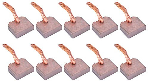 HPZIHUIT 10 Uds Kits de Repuesto de escobillas de carbón Aptos para Motor de Arranque de Coche FT-128 J458 8x25x21mm
