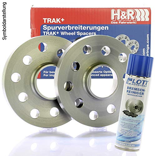 H&R DR Spurplatten Spurverbreiterung Distanzscheibe 5x112 40mm // 2x20mm + Bremsenreiniger
