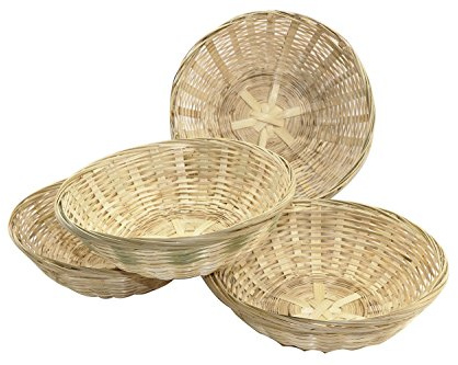 RMB® 4er Set Bastkorb natur rund ca. 23 cm