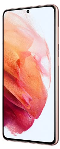 Samsung Smartphone Galaxy S21 5G, Display 6.2 Dynamic AMOLED 2X, 3 Fotocamere Posteriori, 128 GB, RAM 8GB, Batteria 4000mAh, Dual SIM + ESIM, (2021) [Versione Italiana], Rosa (Phantom Pink)