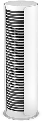 Stadler Form Ventilator Peter little, mobiler Tischventilator, mit Schwenkfunktion, 4 Geschwindigkeitsstufen, platzsparend, Touch Panel, weiss