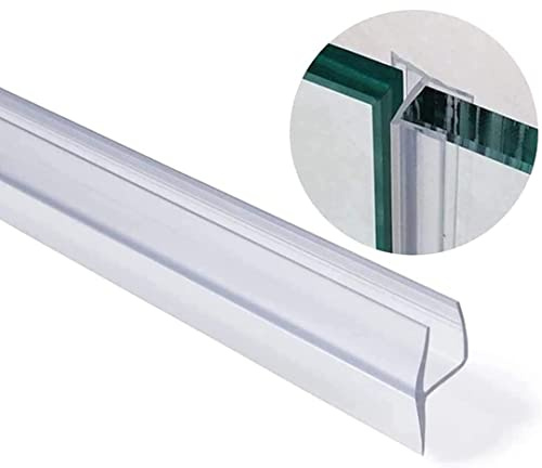 FSHANYUE Duschdichtung, Duschtür Dichtung, Duschkabinen Dichtungen, Dichtung Dusche Glastür, Duschlippe, h/U Shape, für 6/8/10/12 mm Glasdicke, für Dusche und Duschtür (2m*8mm,h Type)