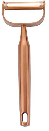 Buyer Star Rose Gold Potato Peeler Vegetable Peele, Y-Shaped Peeler with Potato Eye Remover, Sharp Stainless Steel Blade Ergonomic Good Grips Peeler Perfect for Butternut Squash Carrot