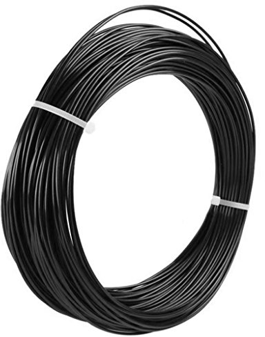 ABS 3D-Drucker-Filament für 3D-Drucker, 1,75 mm, Schwarz | ABS-Filament | 10 Meter Länge | geeignet für 3D-Drucker-Stifte | Schwarz
