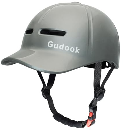 Gudook Adult Bike Helmets for Men - Women Bicycle Helmet - Certified Comfort Lightweight Adjustable Baseball Cap Style Cycling Helmet for Urban Commuter Road Biking Scooter