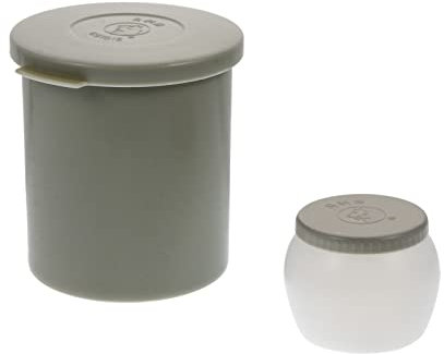 STOBOK Bleistifteimer Wasserbecher Aus Kunststoff Creme Tragbarer Bürstenreiniger Eimer Für Stift Sauber Edelstahlbürste Waschmaschine Rostfreier Stahl Reinigungseimer