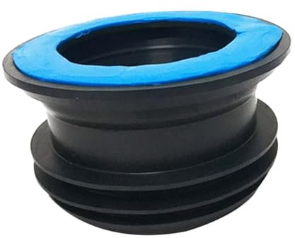 HOMSFOU 1stück Dicker Toiletten-dichtungsring Aus Wasserdichter Abflussdichtungsring Für Universelle Toiletteninstallation Blau Anti-leckage Einfach Zu Montieren Flexibles Material