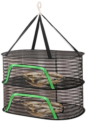 Xijobido Ropa De Rejilla De Secado De Malla,Red De Secado | Malla de Secado Colgante | Red de Secado Colgante, secador de Red de Rejilla de Secado, Red Seca de Malla de Pescado Ligera para secar