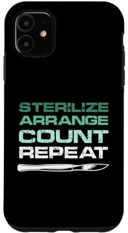 iPhone 11 sterilize arrange count repeat scalpel Design Case