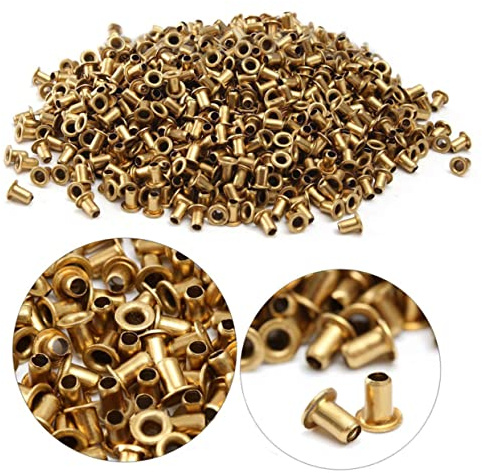 IWOWHERO 1000stücke Brass Eyelets Für Bienenstockrahmen Kupferrahmen Ösen Für Imker Nest-Threading Langlebige Und Rostfreie Bienenwerkzeuge Für Bienenhaltung Und DIY Projekte